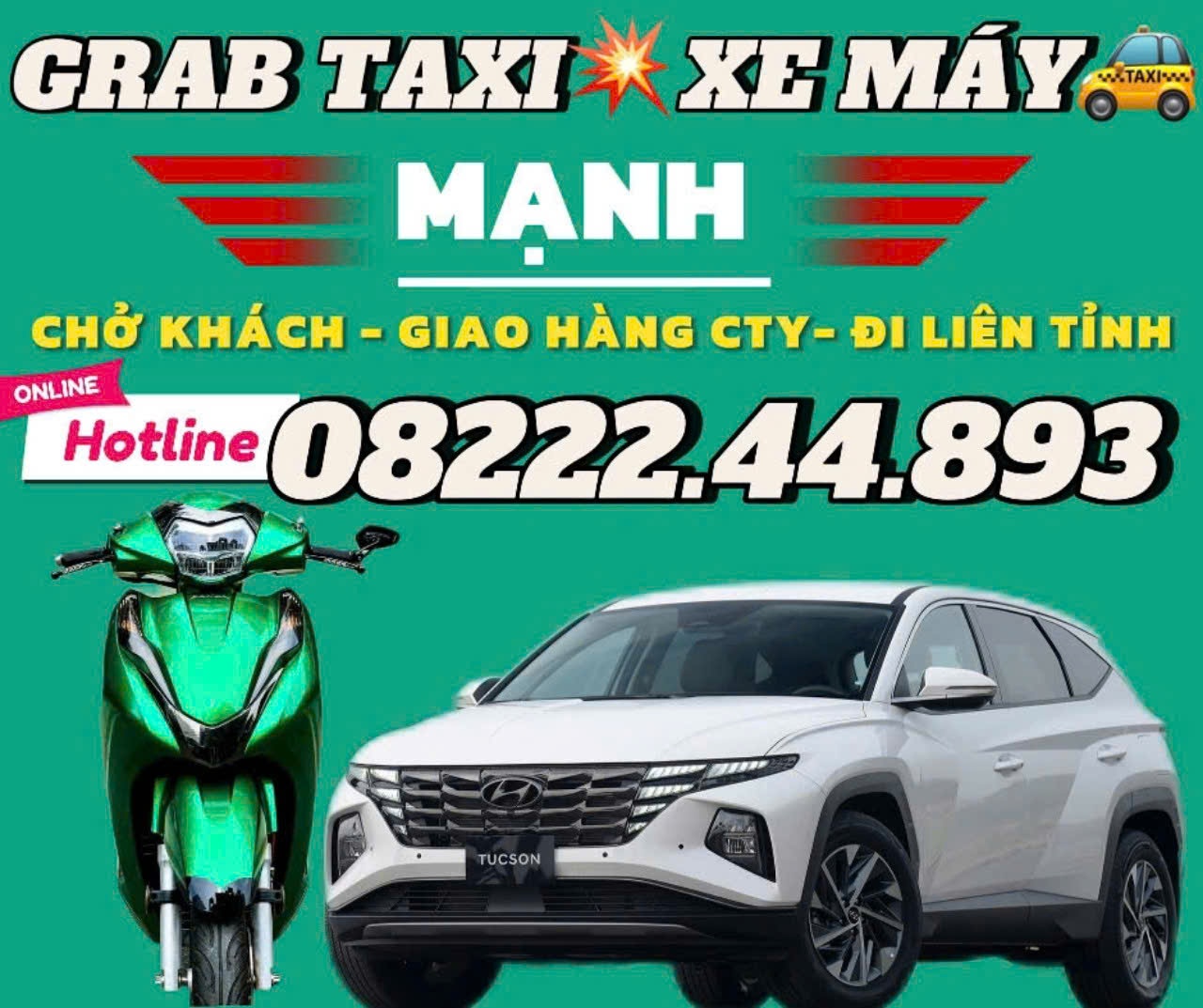 XE ÔM GRAB QUẢNG TIẾN TRẢNG BOM