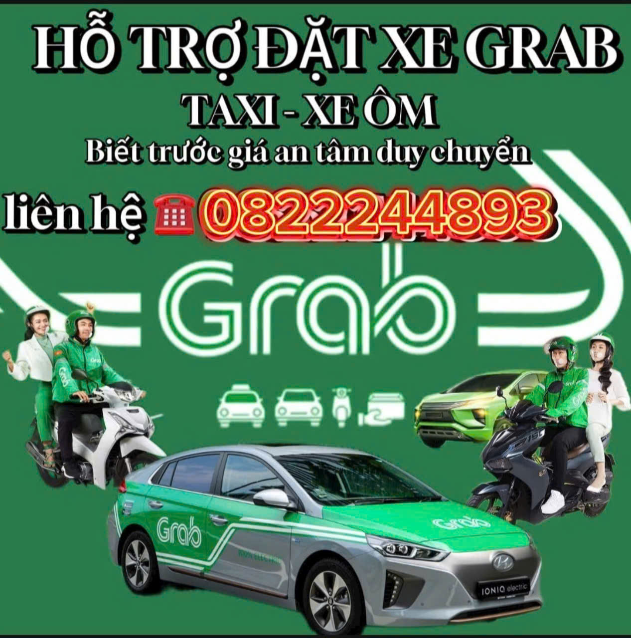 Grab Xe Ôm Bàu Cạn Long Thành ☎️ 0327883039