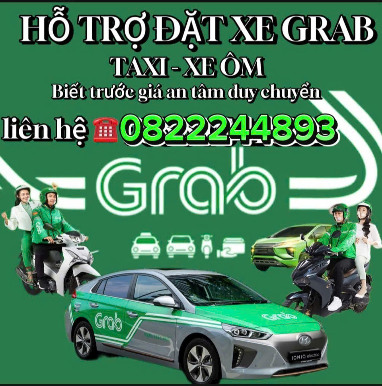 XE ÔM GRAB CỬA KHẨU MỘC BÀI☎️☎️0327883039 PHỤC VỤ 24/7!