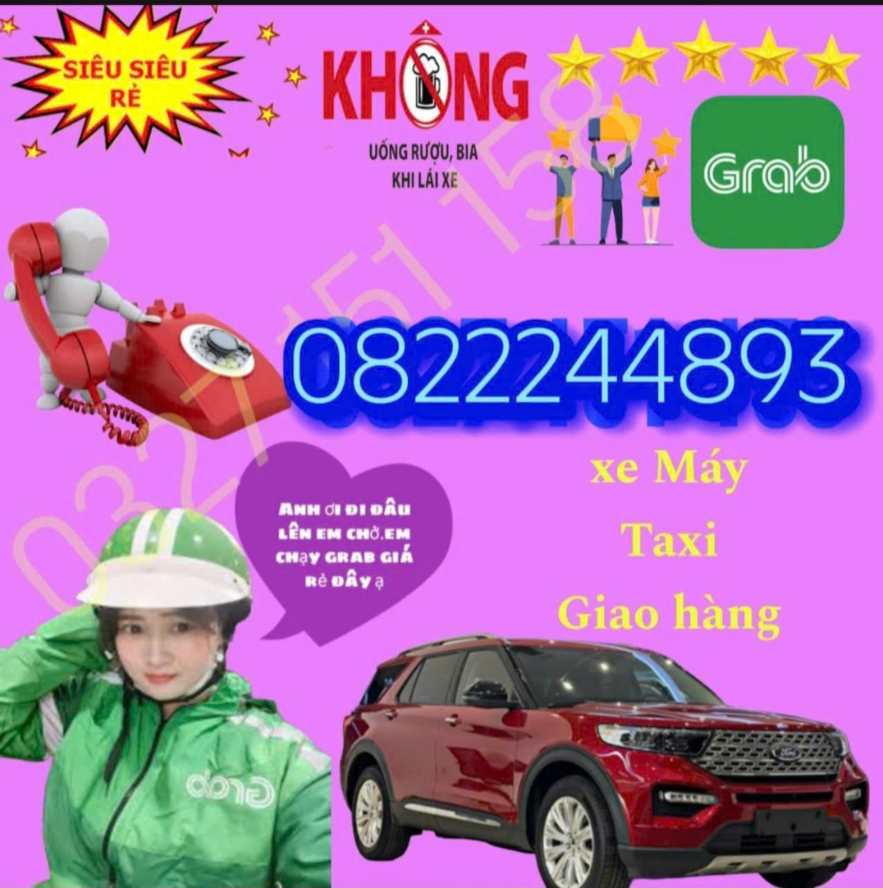 XE ÔM GRAB AN VIỄN TRẢNG BOM