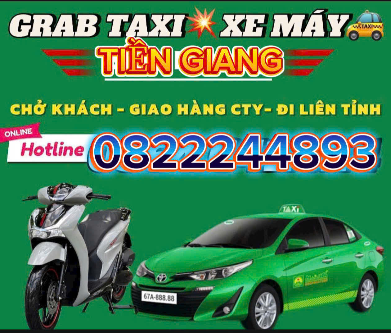 TỔNG ĐÀI Đặt XE GRAB TAXI TỈNH TIỀN GIANG ☎️0327883039 GỌI XE NHANH; GIÁ SIÊU RẺ