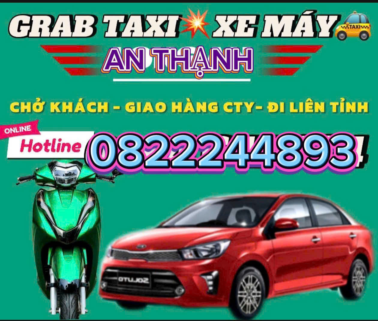 TỔNG ĐÀI ĐẶT XE GRAB TAXI AN THẠNH,THUẬN AN